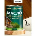 Масло для дерева OAK AFFECTION Коньяк, для террас и фасадов, полуглянцевое, коричневое