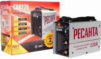 Аппарат сварочный 6.6кВт 10-220А d=2.0-5.0 180-240В инвертор РЕСАНТА Ресанта арт. САИ 220