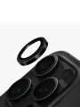 Сапфировое стекло для камеры iPhone 16 Pro/16 Pro Max, UNIQ OPTIX Camera Lens PRIME Sapphire Stainless steel Black