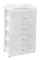 Комод Лаура 4-х секцион. широкий альтернатива М6791, белый