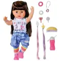 Интерактивная кукла Zapf Creation Baby Born Сестричка Брюнетка 2021, 43 см, 830-352