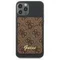 Бумажник Guess Wallet Cardslot Magsafe 4G Triangle logo, коричневый