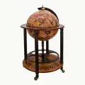 Глобус-бар Jufeng напольный d 45, на фигурных ножках