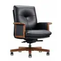 Norden Кресло руководителя Vivaldi black LB черная кожа