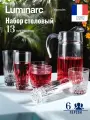 Набор питьевой Luminarс IMPERATOR на 6 персон кувшин и 6 стаканов, стеклянный 13 предметов