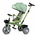 Велосипед MLX-510-PS трехколесный, с родительской ручкой и крышей. Спинка опускается до положения лежа. Для детей 1-3 лет.