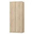 Штерн (STERN) шкаф 2-дверный, 83 х 200,3 х 58,3 см, ЛДСП Дуб Сонома