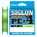 SUN LINE Плетеный шнур SIGLON PE х4 Светло-зеленый 300м. # 2,0 (0,24мм) 15,5 кг