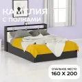 Кровать Камелия 1600 цвет венге/дуб лоредо