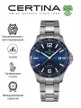 Наручные часы Certina, серебряный, синий
