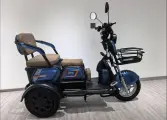 Электрический трицикл 3х-местный 1000w 48v 25Ah синий, планшет
