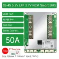 JIABAIDA JBD 3S 4S LiFePO4 Smart BMS для аккумулятора, 50A UART 485 CAN, 3.2V LFP with BT