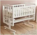 Колыбель Красная Звезда Софьюшка С 852, поперечный маятник, цвет белый