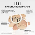 Tfit Универсальная палетка-консилер с аминокислотами Cover up Pro Concealer, 02 Warm