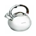Чайник из нержавеющей стали со свистком Hoffmann 4,5 л. Для всех типов плит, включая индукционную и газовую