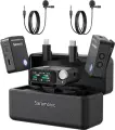 Радиосистема Saramonic ULTRA 03 (TX+TX+RX) в кейсе с подзарядкой + 2 микрофона,3,5мм/USB-C/Lightning