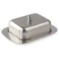 Маслёнка TimA GY-BD001A 2 серебристый 7 см 18.5 см 12 см