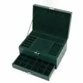 Шкатулка для украшений Jardin D'Ete, цвет зеленый, змея, 30 х 21,5 х 14,5 см P3769