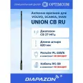 Антенна автомобильная врезная OPTIM UNION CB RU для рации, 27 МГц