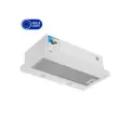 Кухонная вытяжка встраиваемая телескопическая 60 см черная AKPO WK-7 Light eco twin glass II
