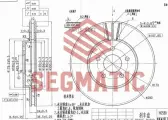SEGMATIC SBD30093132 Диск торз. перед Ford Mondeo III 1.8-2.2TD 00-