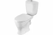 Унитаз-компакт Santeri Воротынский белый, нижний подвод воды, косой выпуск
