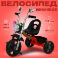 Велосипед трехколесный детский Mini, 2-5 лет, красный