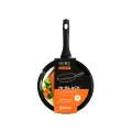 Сковорода Scovo Hi-Black, с крышкой, с антипригарным покрытием, 24 см