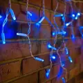 Электрогирлянда NEON-NIGHT 255-023, 1.8 х 0.5 х 0.5 м, 0.5 х 0.5 м, 48 ламп, синий/белый провод