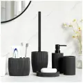 Набор аксессуаров для ванной комнаты, 5 предметов, графит