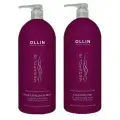 OLLIN MEGAPOLIS Набор Шампунь и Кондиционер с экстрактом черного риса 1000мл (без сульфатов и парабенов)