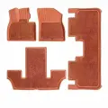 Комплект для Lixiang L9 Коврики в салон Зима-Лето TPE/Ворс Orange