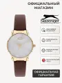 Наручные часы Slazenger, коричневый/золотой