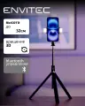 Монопод - штатив EnviTec E-Stick Lite 2, для экшн-камер, фото- и видеотехники, универсальное крепление, подсветка