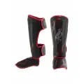 Щитки мма и единоборств для защиты голени и стопы, защита для ног 2 шт, щитки для единоборств красный M