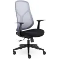 Кресло офисное Utfc Санда М-207 черный пластик (серый/черный)