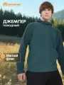 Худи спортивное OUTVENTURE Men's Hiking Hooded Fleece Jumper, размер 52-54, , зеленый
