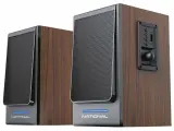 Колонки 2.0 NATIONAL NAS-0240 черный, коричневый
