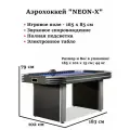 Аэрохоккей большой NEON-X от сети, электронный счетчик, подсветка