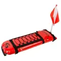 Буй - плот из кордуры Scorpena E с флажком, цвет красный/черный