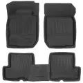 Коврики в салон с высоким бортом для Nissan Almera (13-), резина, с перемычкой, 4 шт.