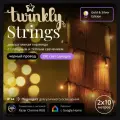 Гирлянда LED Twinkly Strings - 250 шт. (20 м) AWW + BT + Wi-Fi (TWS250GOP-BEU) Generation II