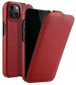 Кожаный чехол флип Melkco для Apple iPhone 14 Plus (6.7) - Jacka Type, красный