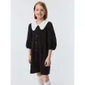 Школьное платье Sela, размер 146, черный