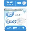 Подгузники для взрослых iD SLIP BASIC /M, 30 шт/70-130 см/ для средней степени недержания
