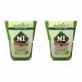 №1 Naturel зеленый чай комкующийся наполнитель для кошачьих туалетов, 4.5 л, 2 уп