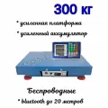 Весы торговые электронные беспроводные Гарант ВПН-300УБ до 300 кг, платформа 42х52 см, синий