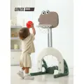 Игровой комплекс UNIX Kids Dino (3 в 1) для дома и улицы: баскетбольная стойка, хоккейные ворота, футбольные ворота