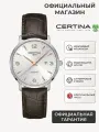 Наручные часы Certina, серебристый/коричневый