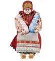 Кукла-шкатулка Бабушка с детьми A1970009 РусКукла, Фарфор, текстиль